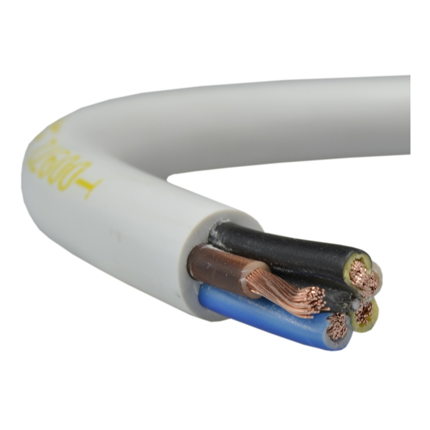 Przewód OWY 5x6mm2 300/500V biały, linka